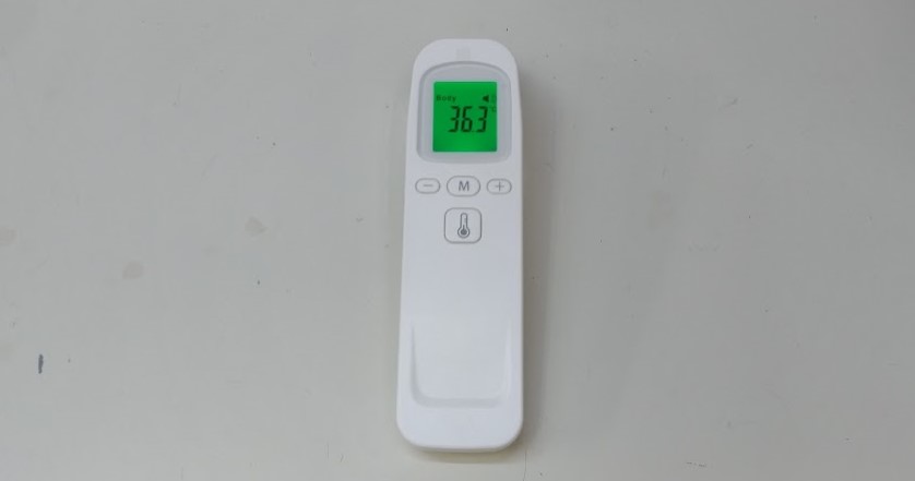 体温確認いたします！　周智郡森町
