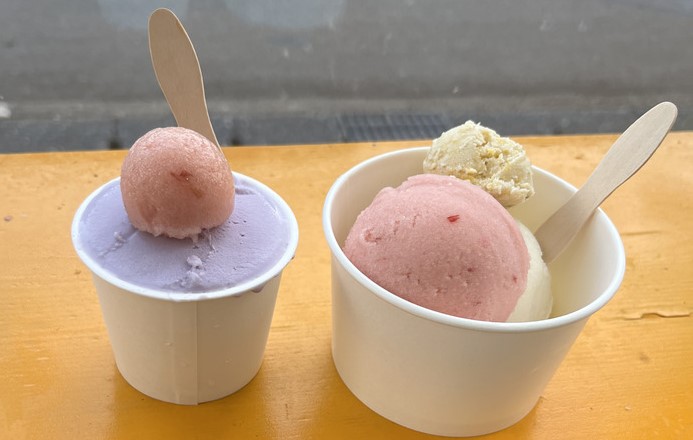 仕事終わりのジェラート